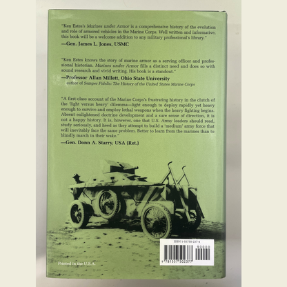Marines Under Armor: The Marine Corps and the Armored Fighting Vehicle, 1916-2000