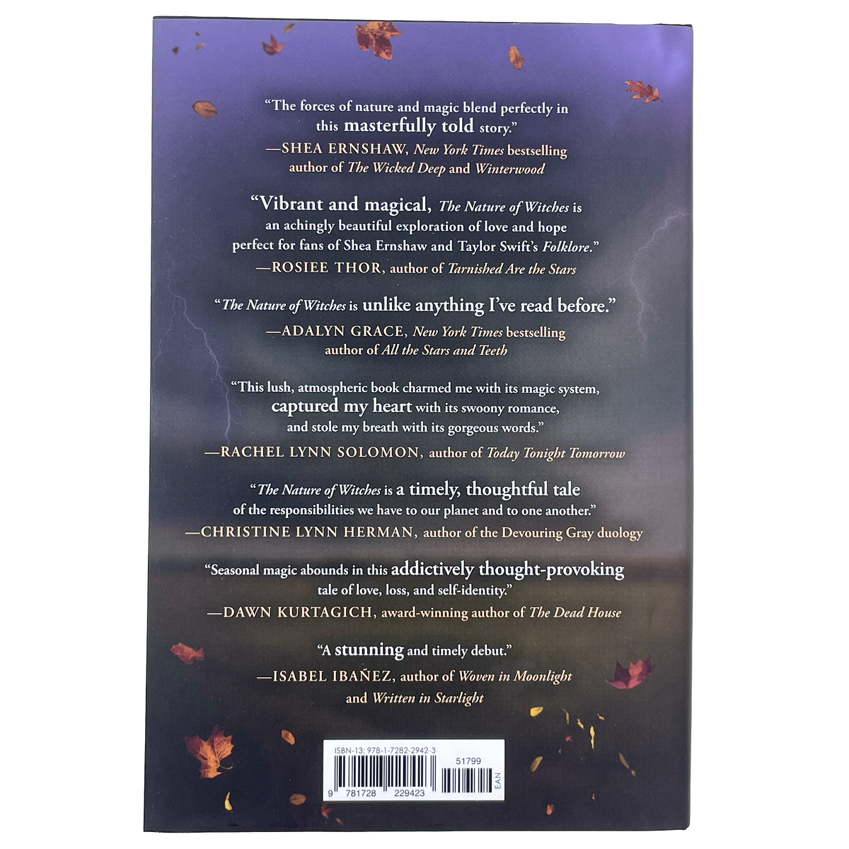 The Nature of Witches by Rachel Griffin | Seasonal Witch Fantasy | Hardcover