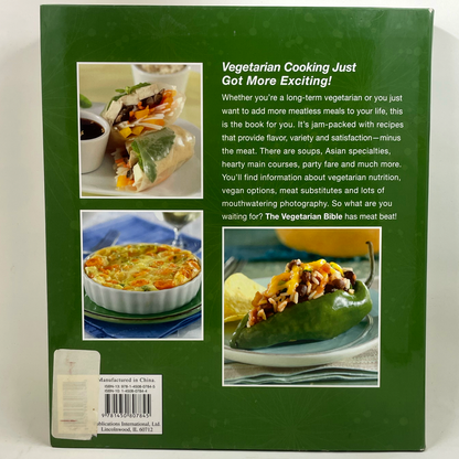 The Vegetarian Bible | Vegetarian Cookbook & Meatless Recipes | Publications International