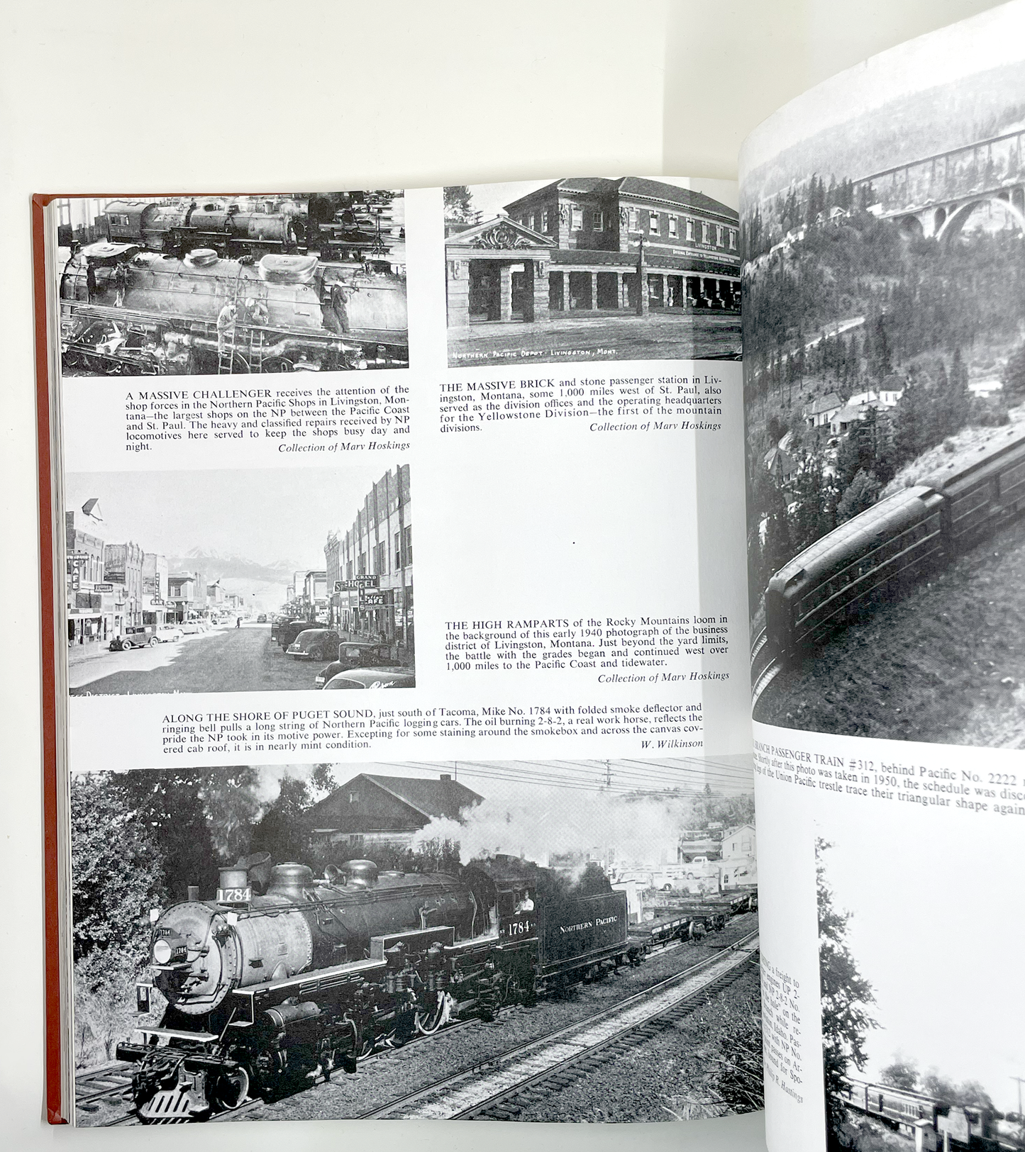 The Northern Pacific Main Street of the Northwest Charles R Wood 1968 Railroad History Book Steam Locomotives