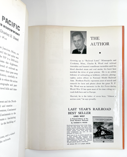 The Northern Pacific Main Street of the Northwest Charles R Wood 1968 Railroad History Book Steam Locomotives