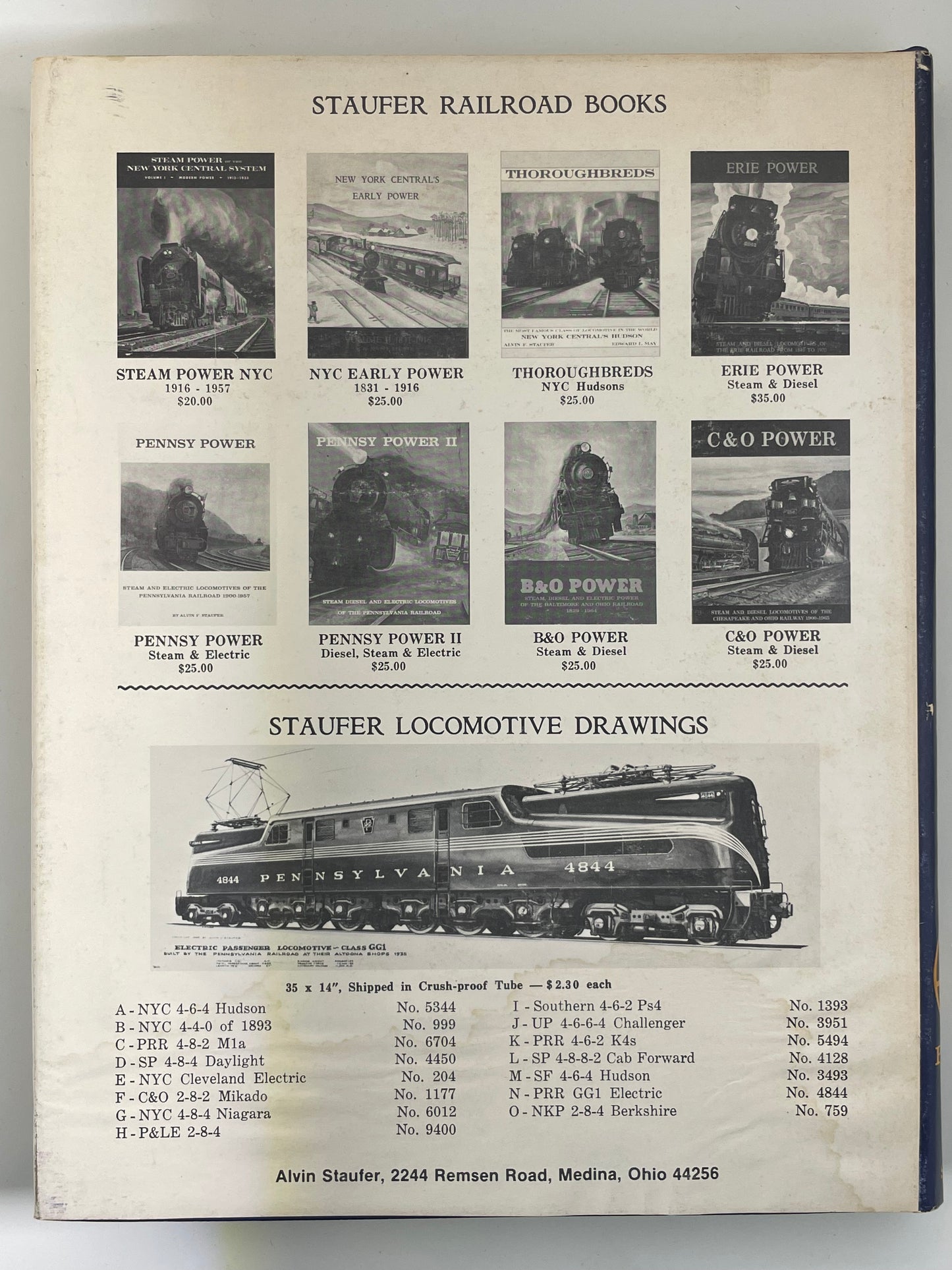 B&O Power: Steam, Diesel and Electric Power of the Baltimore and Ohio Railroad 1829-1964