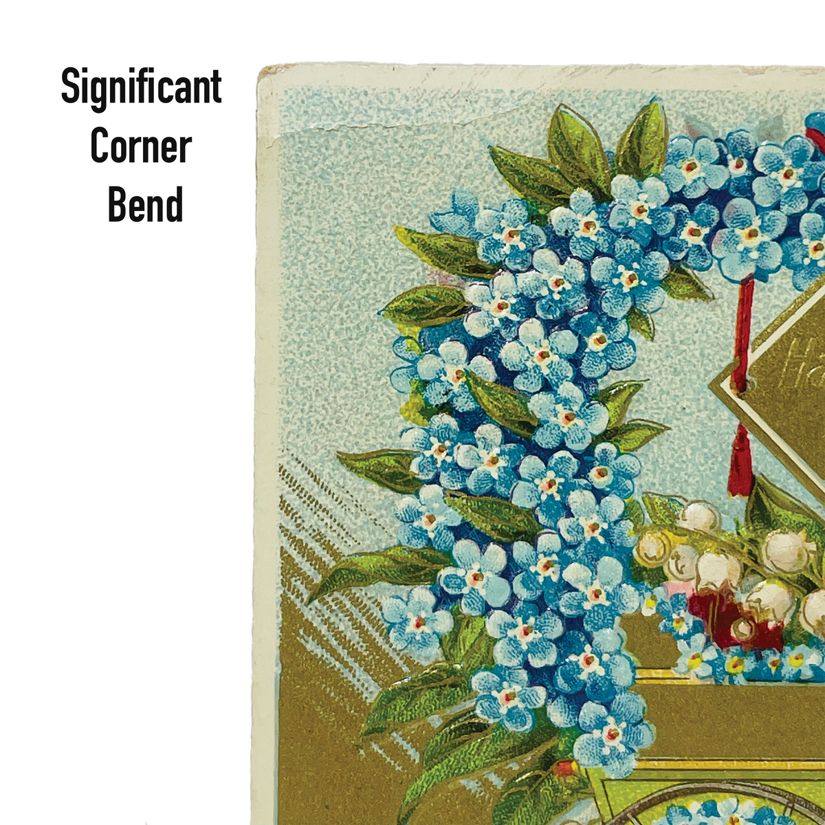 Antique 1909 Embossed Birthday Postcard | Flower-Covered Automobile, Roses & Forget-Me-Nots | Made in Germany