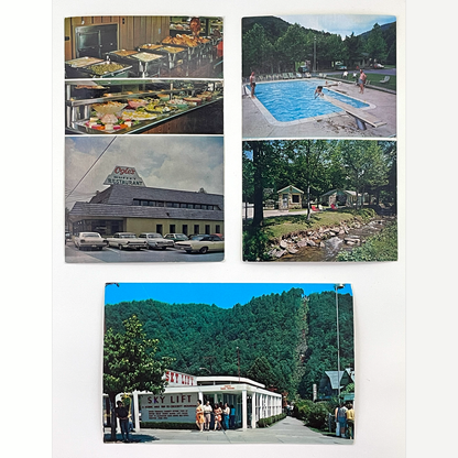 Gatlinburg TN Tennessee Sky Lift 1960's-70's Postcards Lot of Three