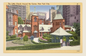The Little Church Around the Corner, New York City Vintage Postcard